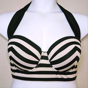 Torrid | Striped Pushup Bikini Top | Barbie Retro Style
